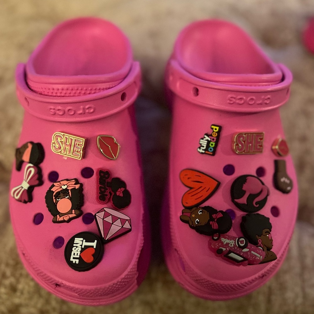 Blk Grl Magic Platform Crocs